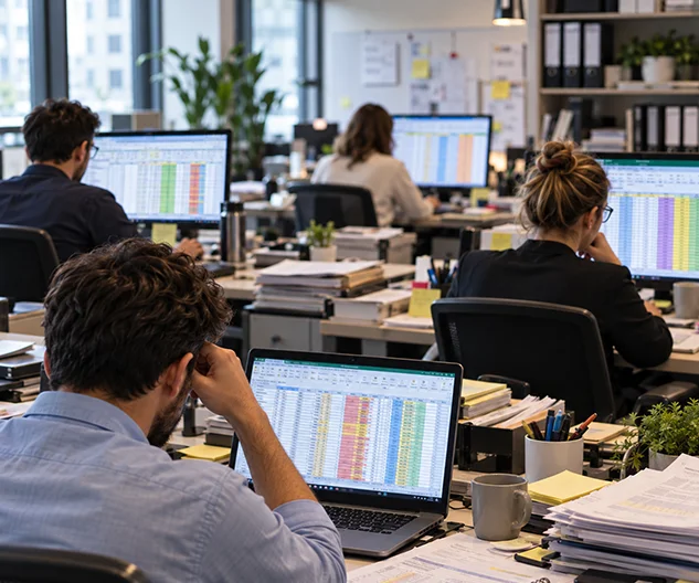 Planners working alone in disconnected spreadsheets